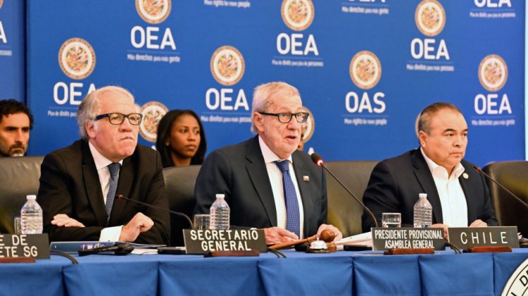Chile asume la presidencia del Consejo Permanente de la OEA
