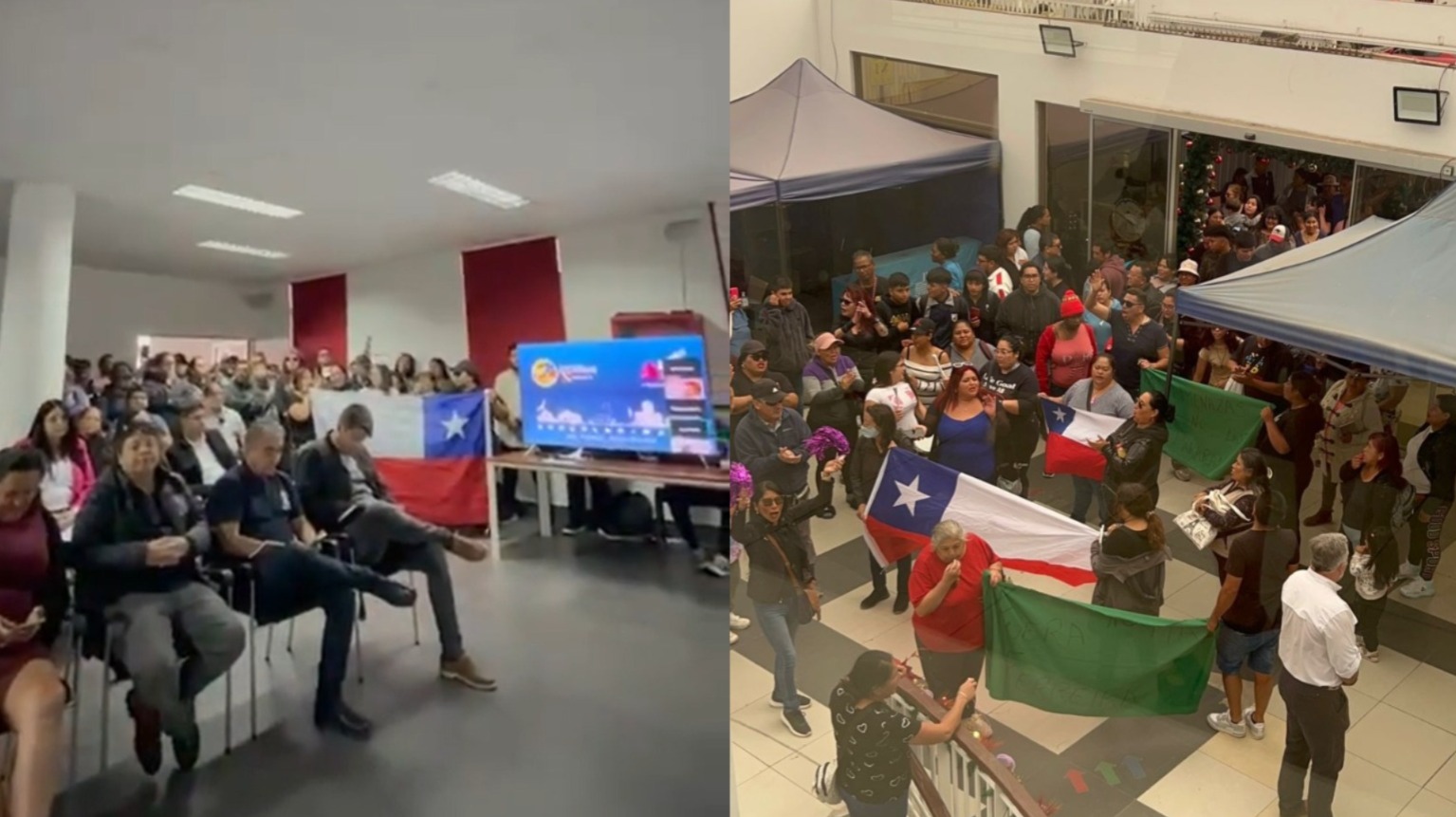 Concejo Municipal de Alto Hospicio es interrumpido nuevamente por protesta de vecinos y sesión estuvo en receso por casi una hora