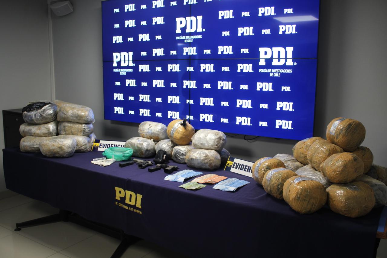 Cae banda familiar dedicada al tráfico de drogas en Tarapacá