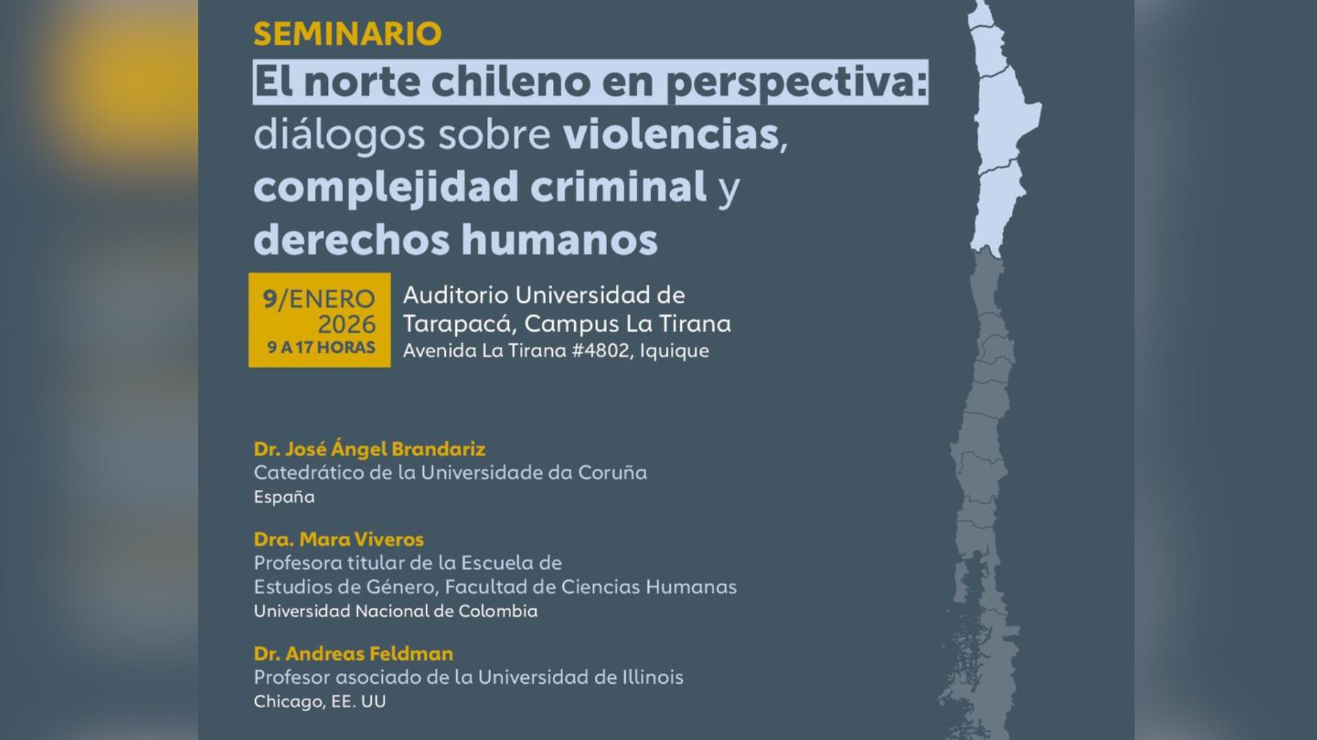 Encuentro Milenios en Iquique se realiza el viernes en el Campus La Tirana de la Universidad de Tarapacá