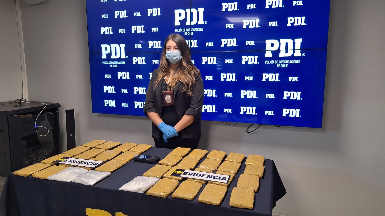 Detienen a dos sujetos que intentaban viajar desde Iquique a Santiago con más de 12 kilos de droga