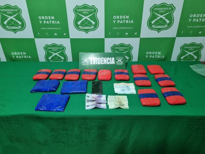 Incautan más de cinco kilos de droga en el aeropuerto de Iquique