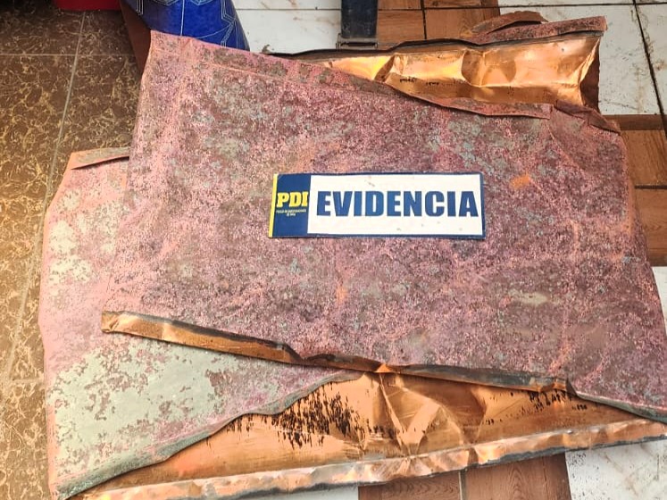 Recuperan cobre robado desde la catedral San Marcos de Arica