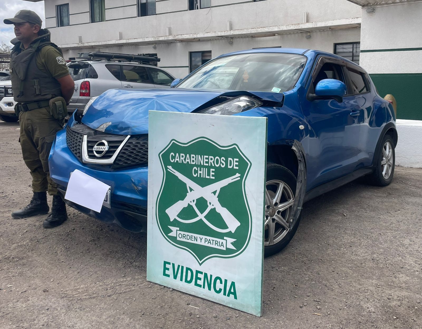 Recuperan vehículo con encargo por robo y detiene a conductor en la Ruta 5 Norte