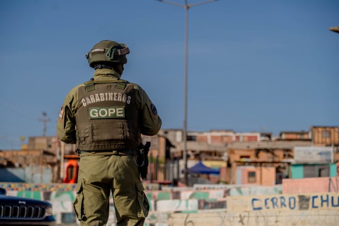 ARICA | Realizan despliegue de seguridad en Cerro Chuño para combatir el crimen organizado