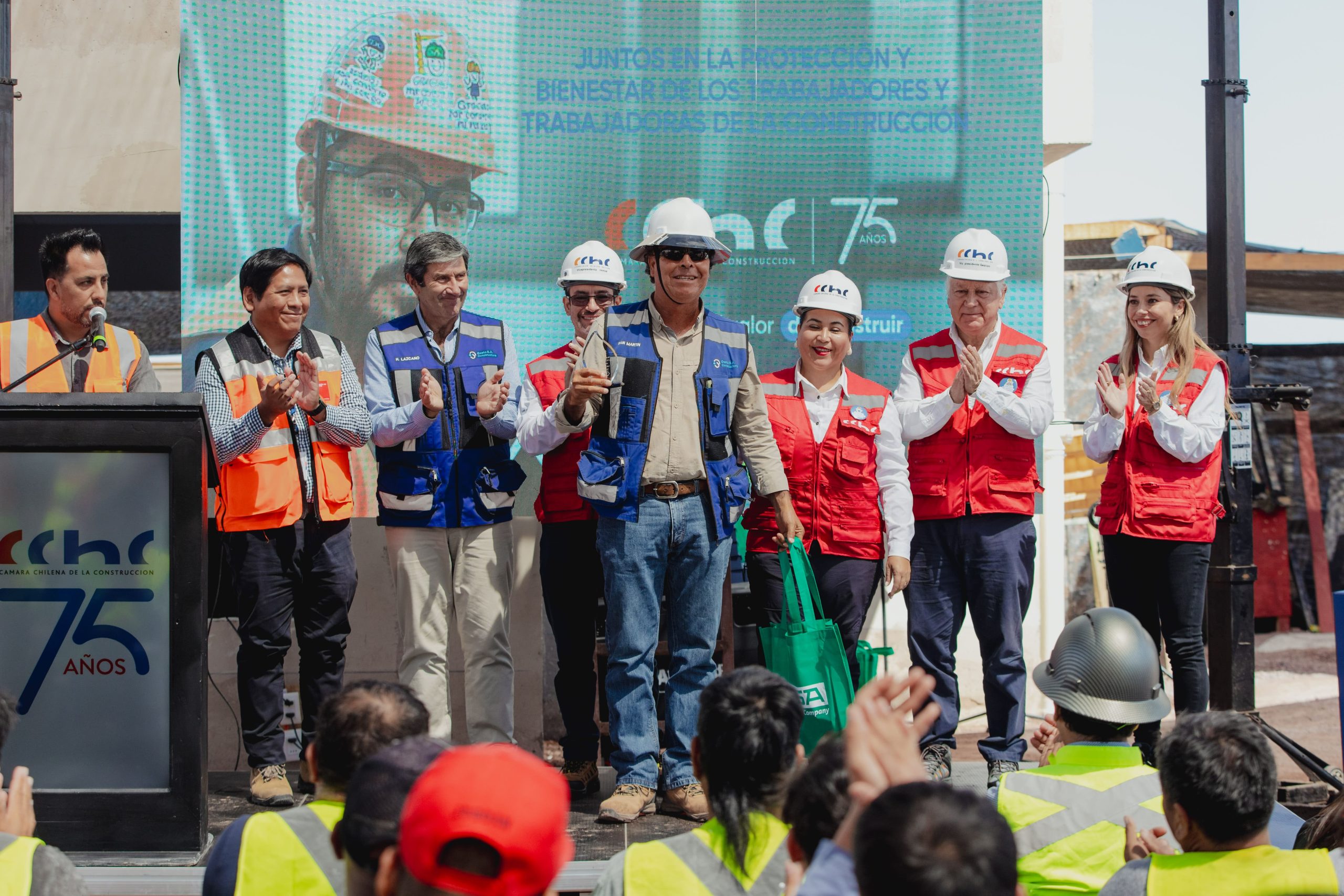CChC Tarapacá celebra Día del Trabajador de la Construcción con masivo evento en obra del sector sur de Iquique