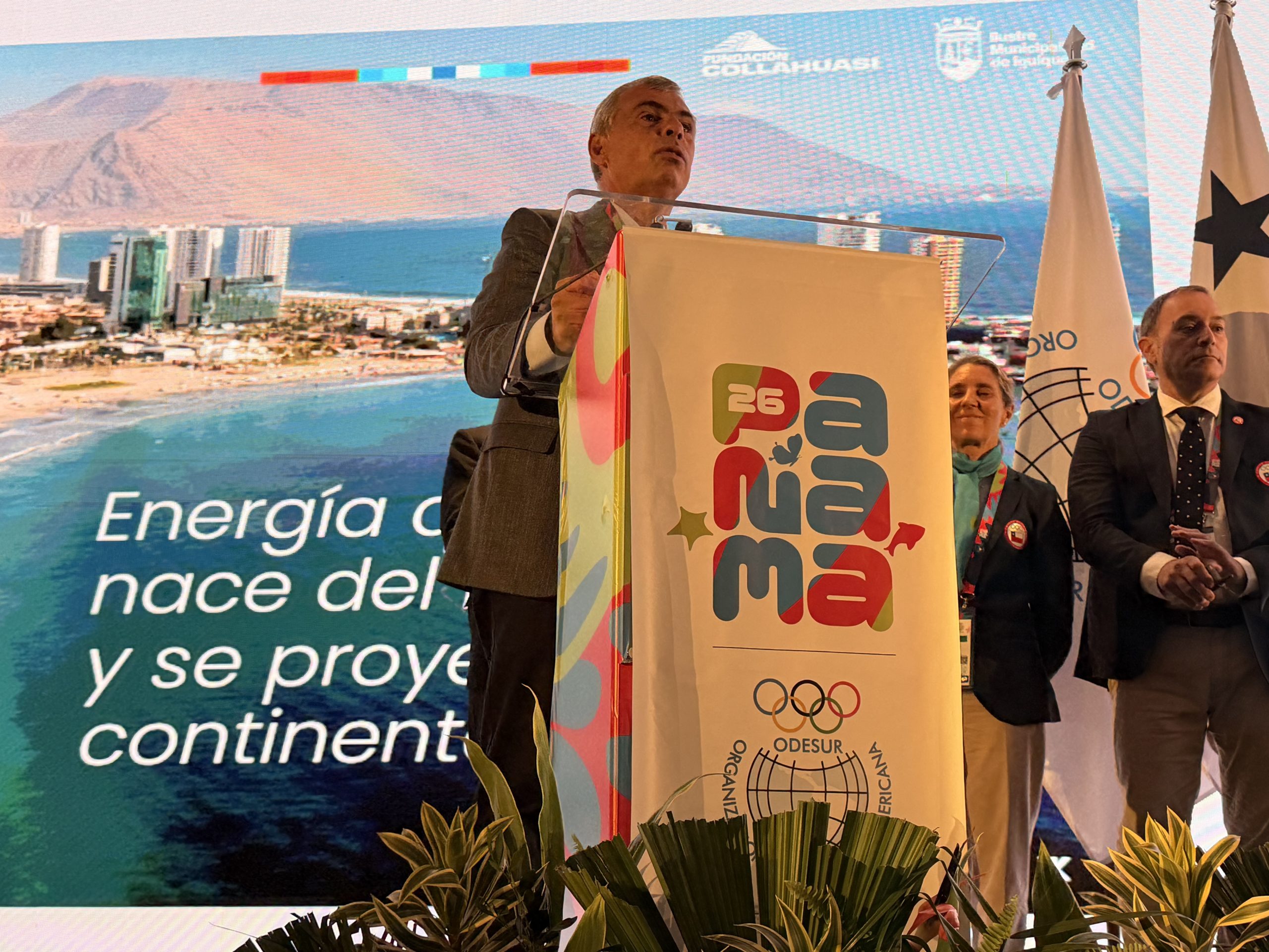 Iquique entrega informe sobre Juegos Suramericanos de Playa 2027 en asamblea general de Odesur en Panamá