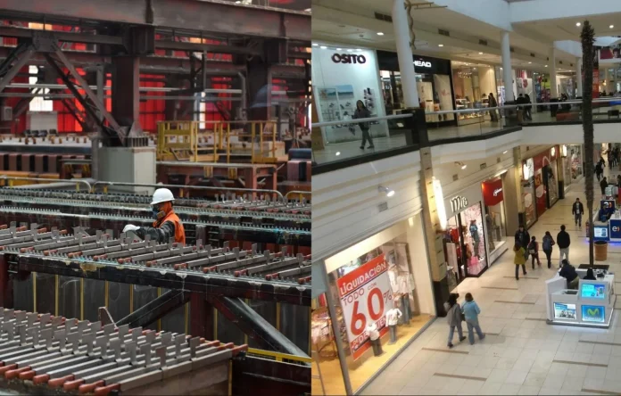 INE informa que producción industrial disminuyó y actividad del comercio creció en abril de 2026