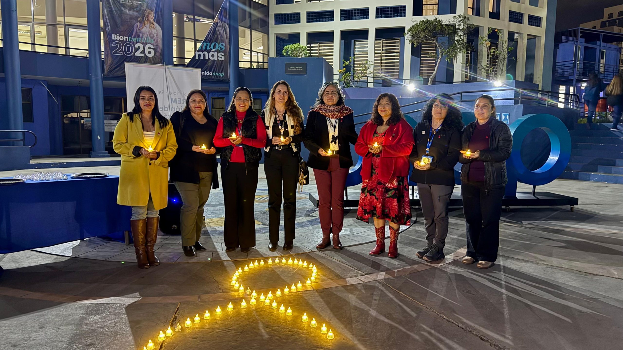 Tarapacá conmemoró a fallecidos por VIH/Sida en Candlelight 2026