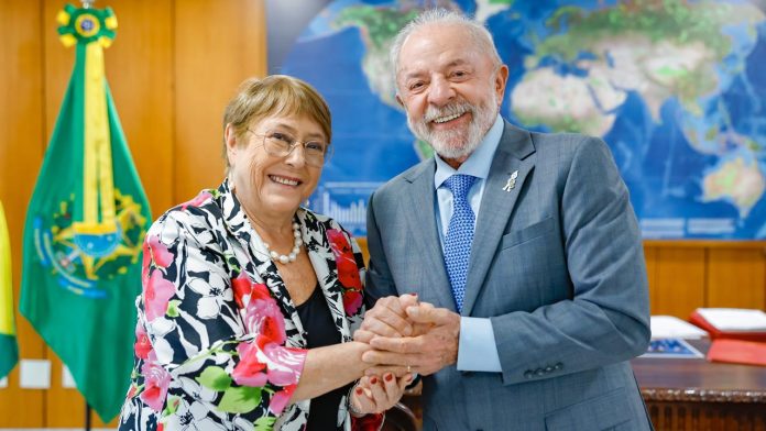 Presidente de Brasil se reúne con Michelle Bachelet para abordar candidatura a la Secretaría General de la ONU