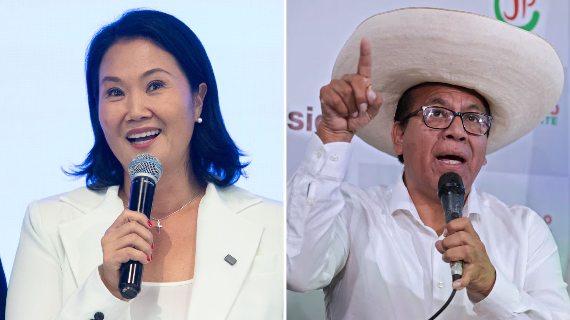 Keiko Fujimori y Roberto Sánchez pasan a segunda vuelta presidencial en Perú