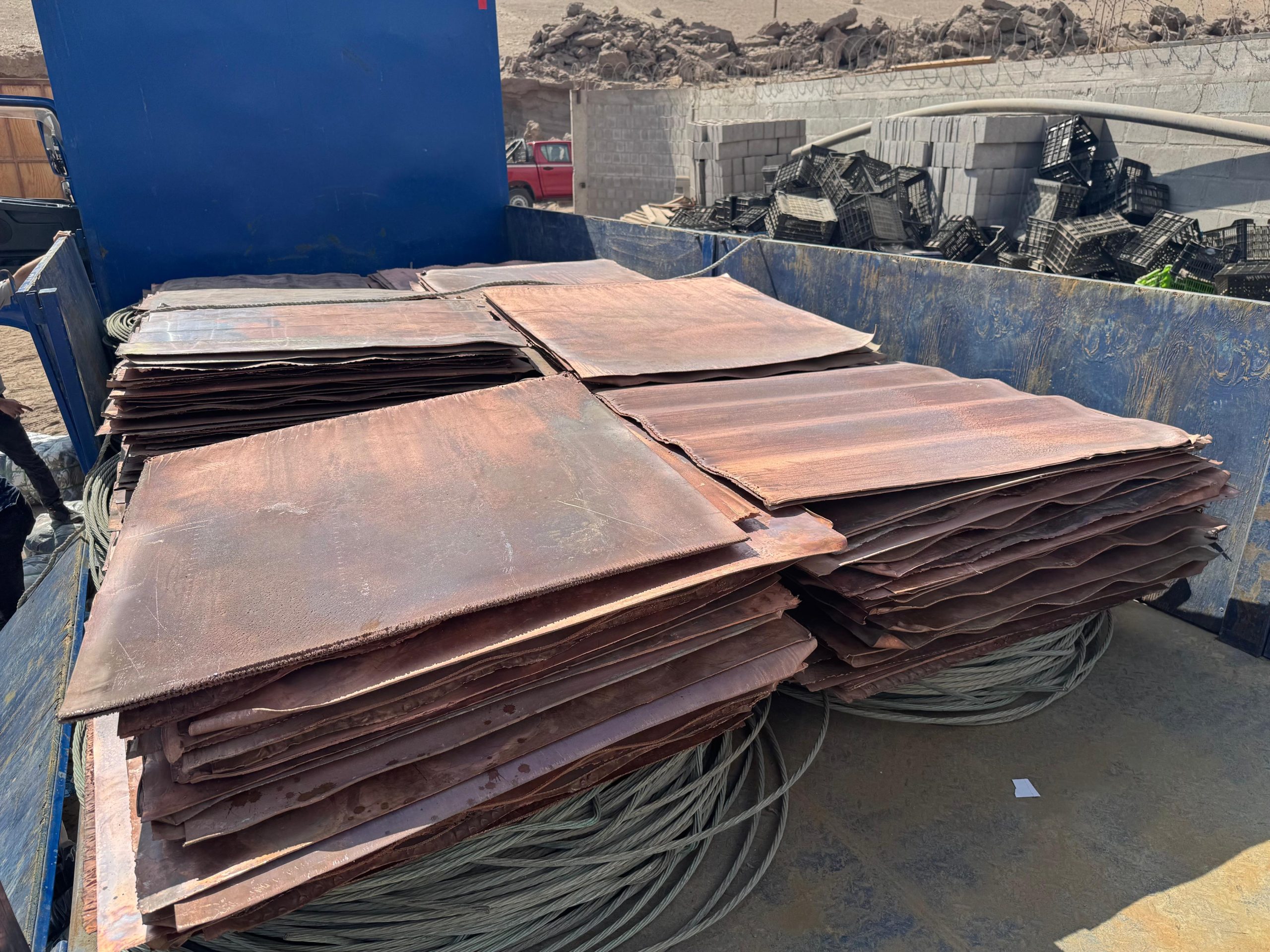 ARICA | Incautan 28,5 toneladas de cobre robado que serían contrabandeados hacia Perú