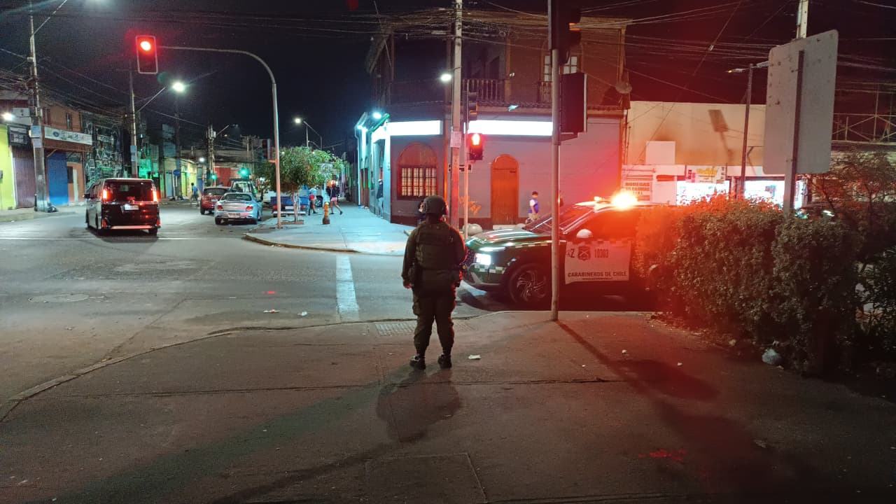 Detienen a ocho personas tras servicios focalizados en el centro de Iquique