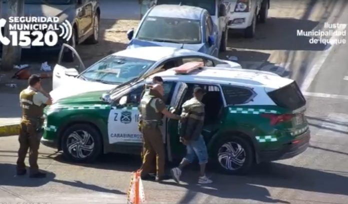 Detienen a sujeto por microtráfico de drogas en centro de Iquique