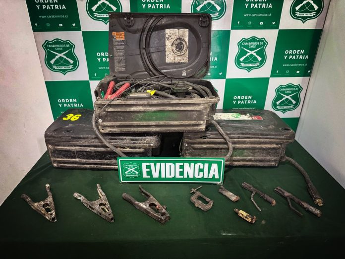 Carabineros detiene a hombre por robo de herramientas en empresa de Alto Hospicio