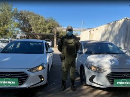 Tamarugal | Recuperan vehículo robado tras persecución en sector de Tres Cerritos