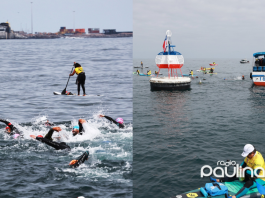 Más de 200 deportistas participaron en la 42ª Travesía de Nado con Aletas “Glorias Navales” en Iquique