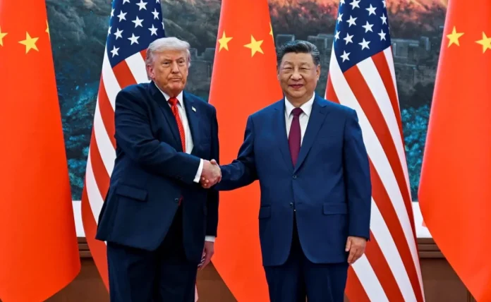 Trump llega a China para participar en cumbre con Xi Jinping