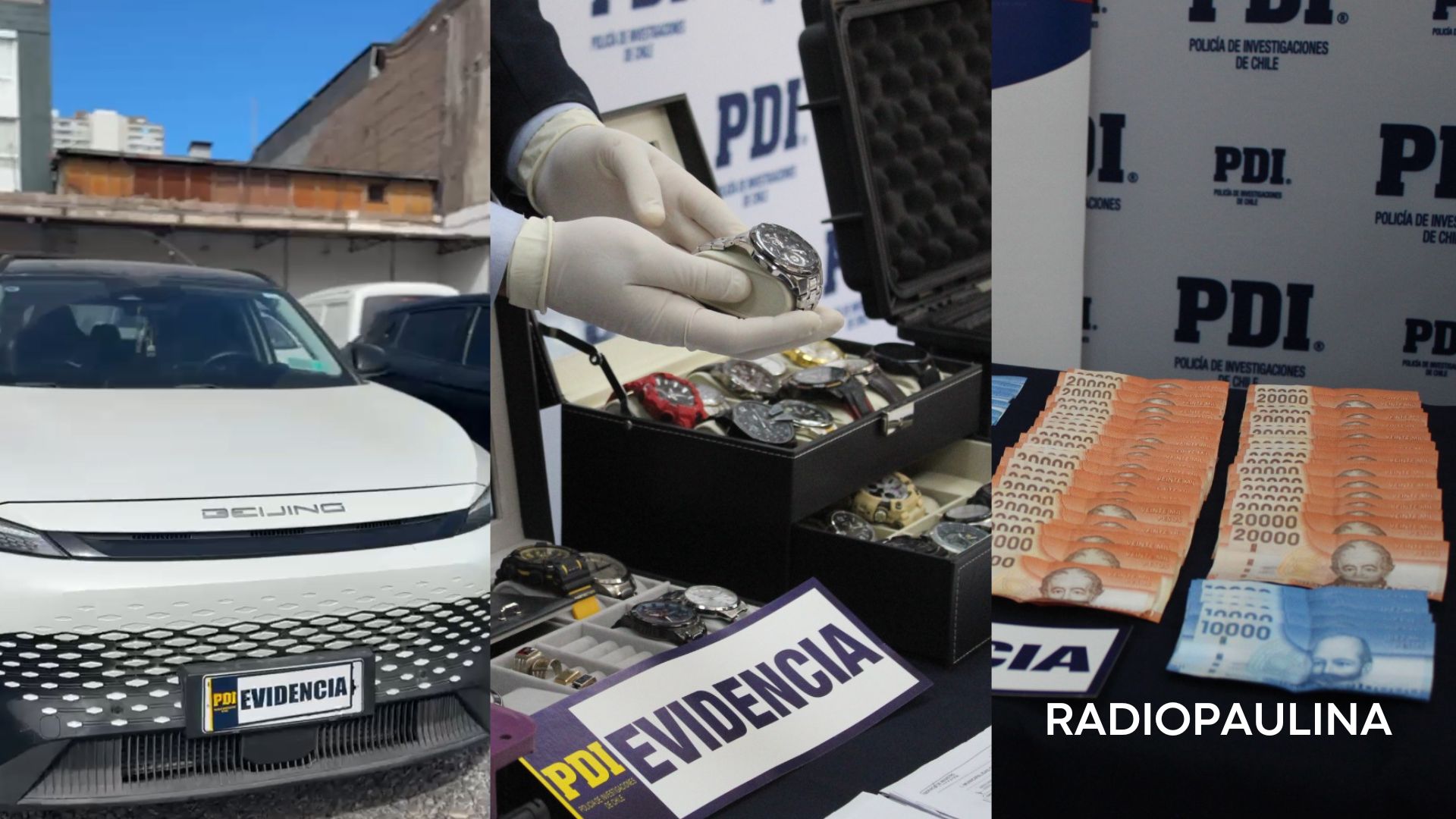 Vehículos de alta gama, relojes de lujo y $4 millones deja allanamiento a red criminal que vendía licencias de conducir en Tarapacá