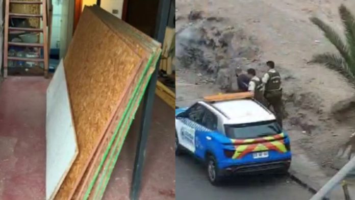 Detienen a hombre sustraía planchas de cierre perimetral en terreno municipal de Iquique