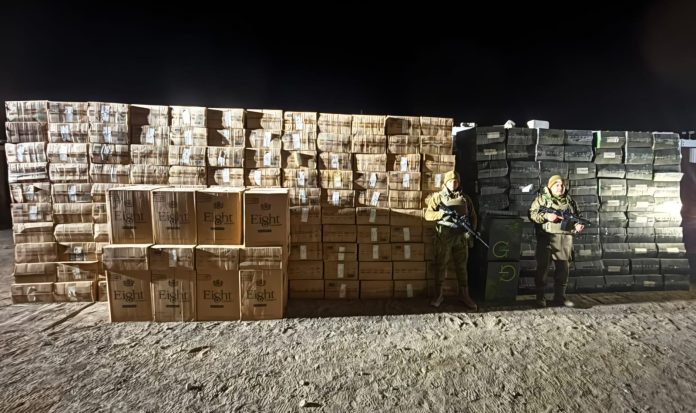 Incautan más de 549 mil cajetillas de cigarrillos de contrabando en Colchane