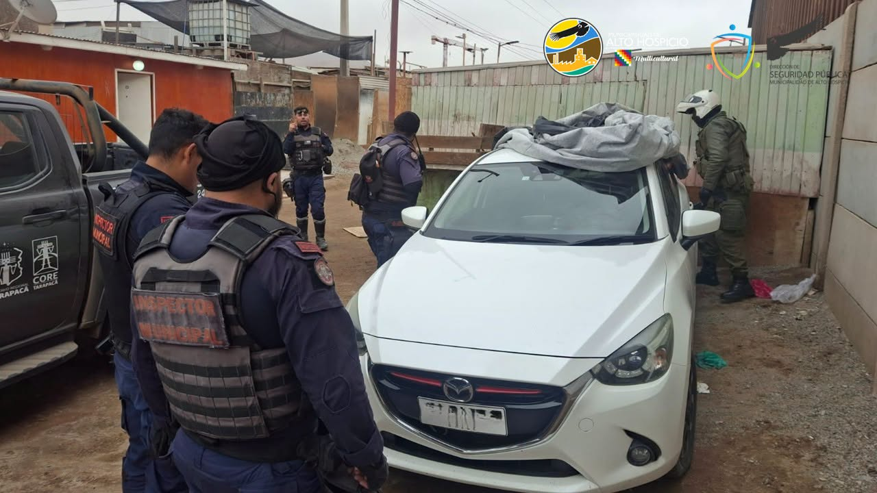 Seguridad Municipal recupera dos vehículos con encargo por robo en Alto Hospicio