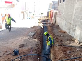 Obras de renovación de redes de agua potable en La Pampa alcanzan un 15% de avance