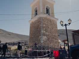 Inversión de $80 millones permitirá reforzar campanario de San Lorenzo de Tarapacá
