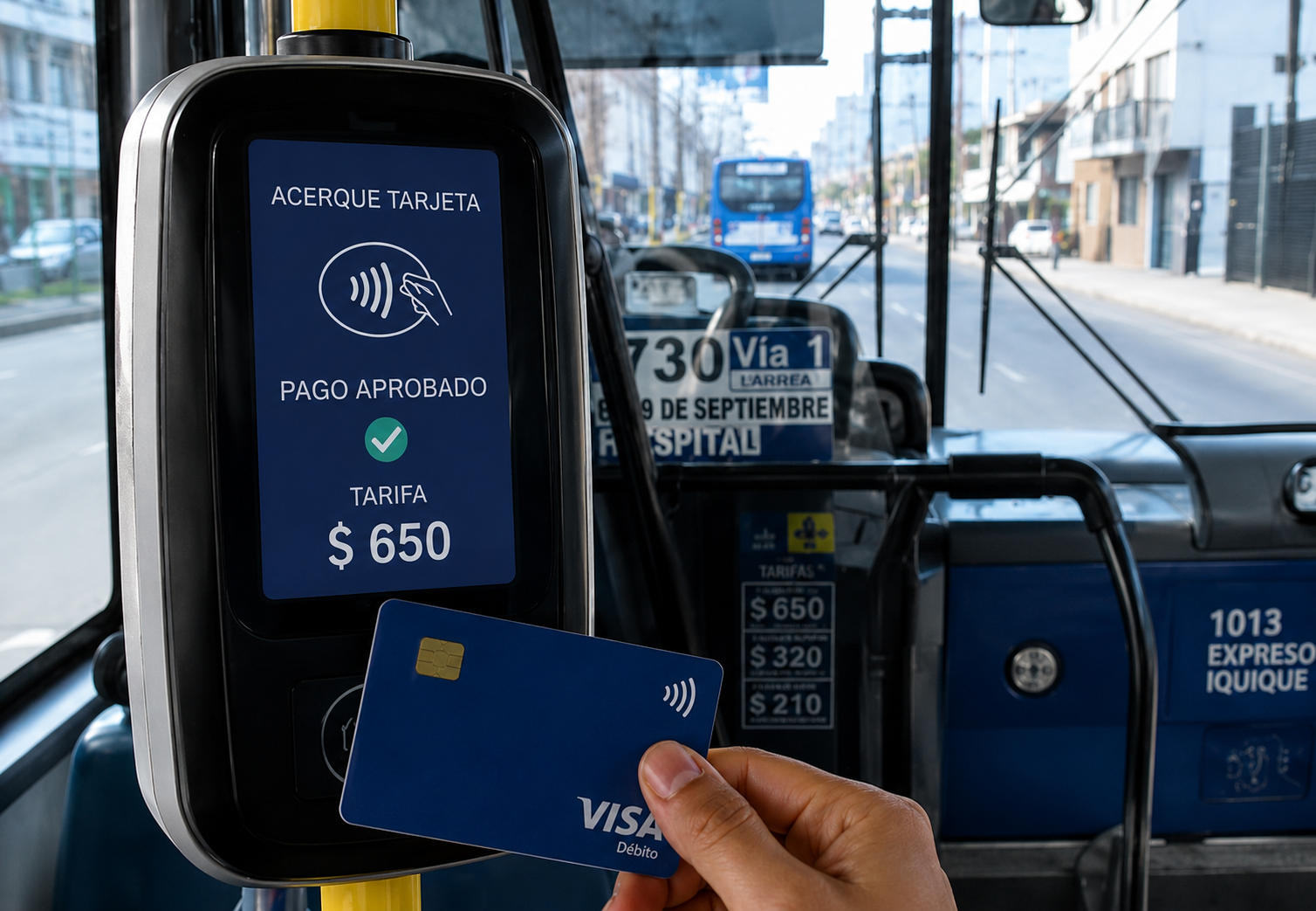 Pago electrónico para buses de Iquique y Alto Hospicio avanza tras aprobación técnica del Ministerio de Transportes