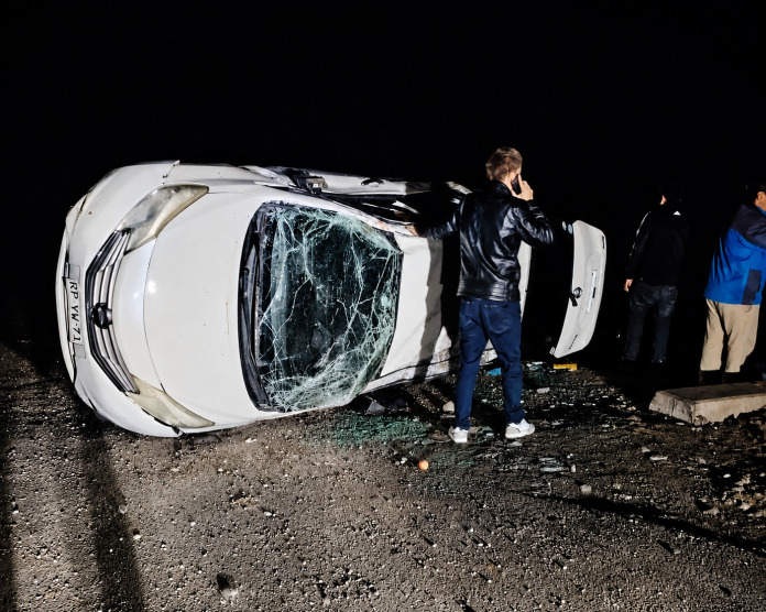 Conductora murió tras volcamiento en la Ruta A-16 entre Alto Hospicio e Iquique