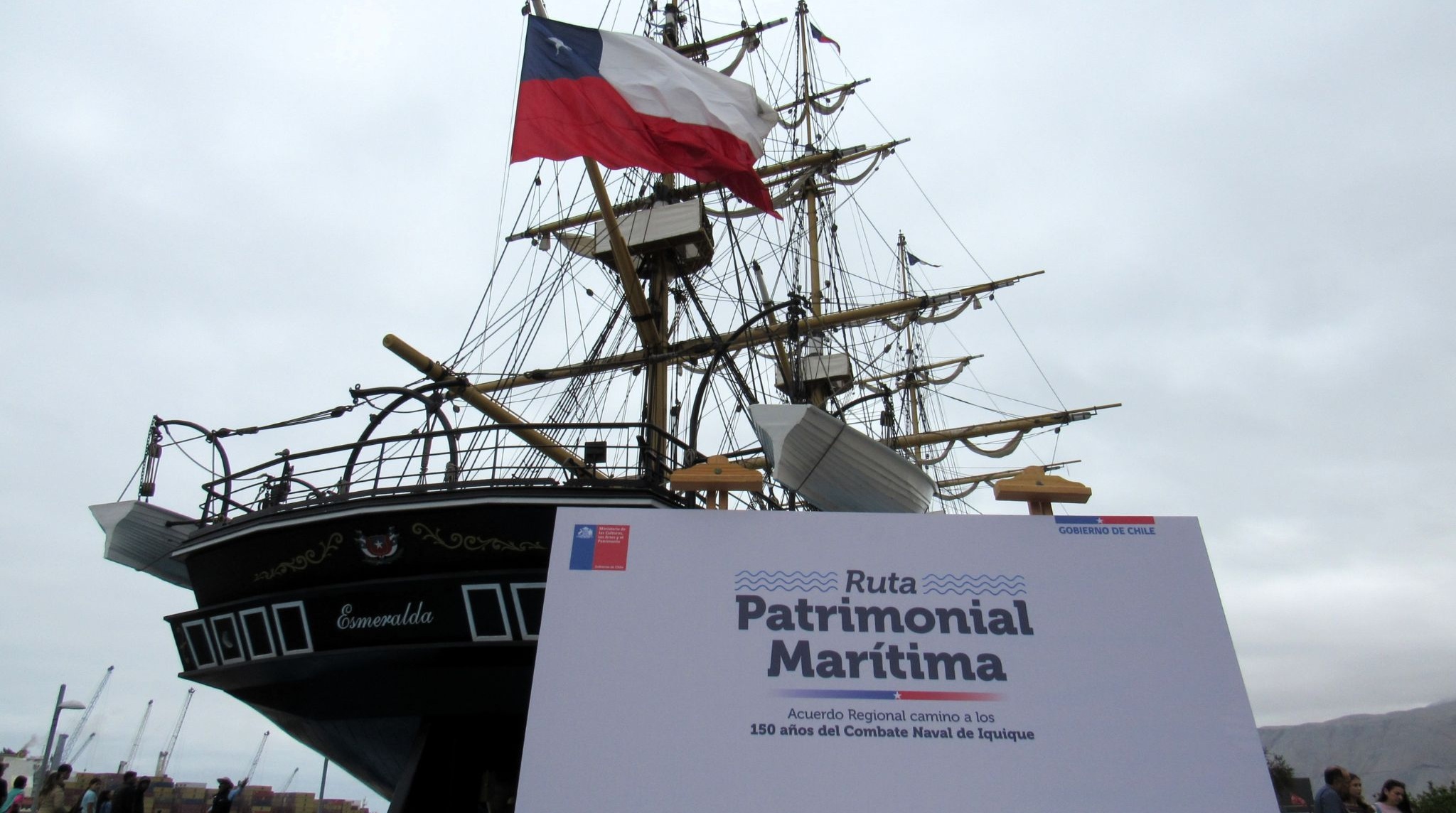 Firman compromiso para “Ruta Patrimonial Marítima” en la antesala de los 150 años del Combate Naval de Iquique