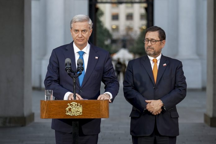 S.E. el Presidente de la República, José Antonio Kast, realiza declaración a la prensa desde La Moneda