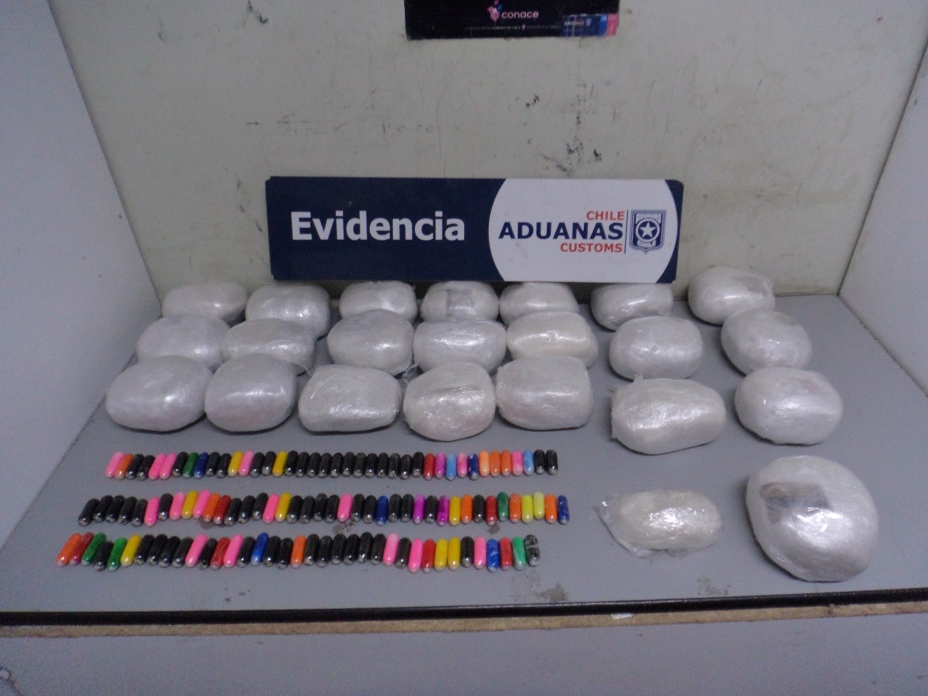 Detienen a chofer de camión por transportar más de 30 kilos de ketamina en Quillagua