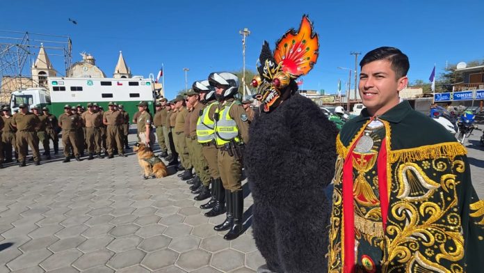 Más de 200 Carabineros se han desplegado en el poblado de La Tirana para reforzar los servicios policiales