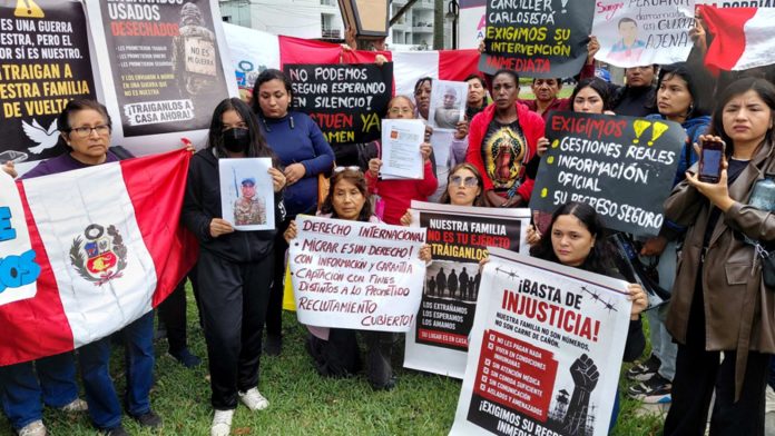 Once peruanos murieron combatiendo por Rusia y otros 114 están desaparecidos