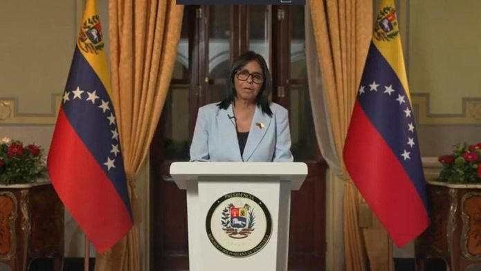 Delcy Rodríguez defiende pacto petrolero con EEUU