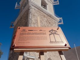 Entregan obras de emergencia en el campanario del Santuario de San Lorenzo de Tarapacá