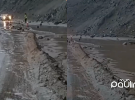 Cierran Ruta 1 entre El Loa y Tocopilla por rodados y presencia de barro en la calzada