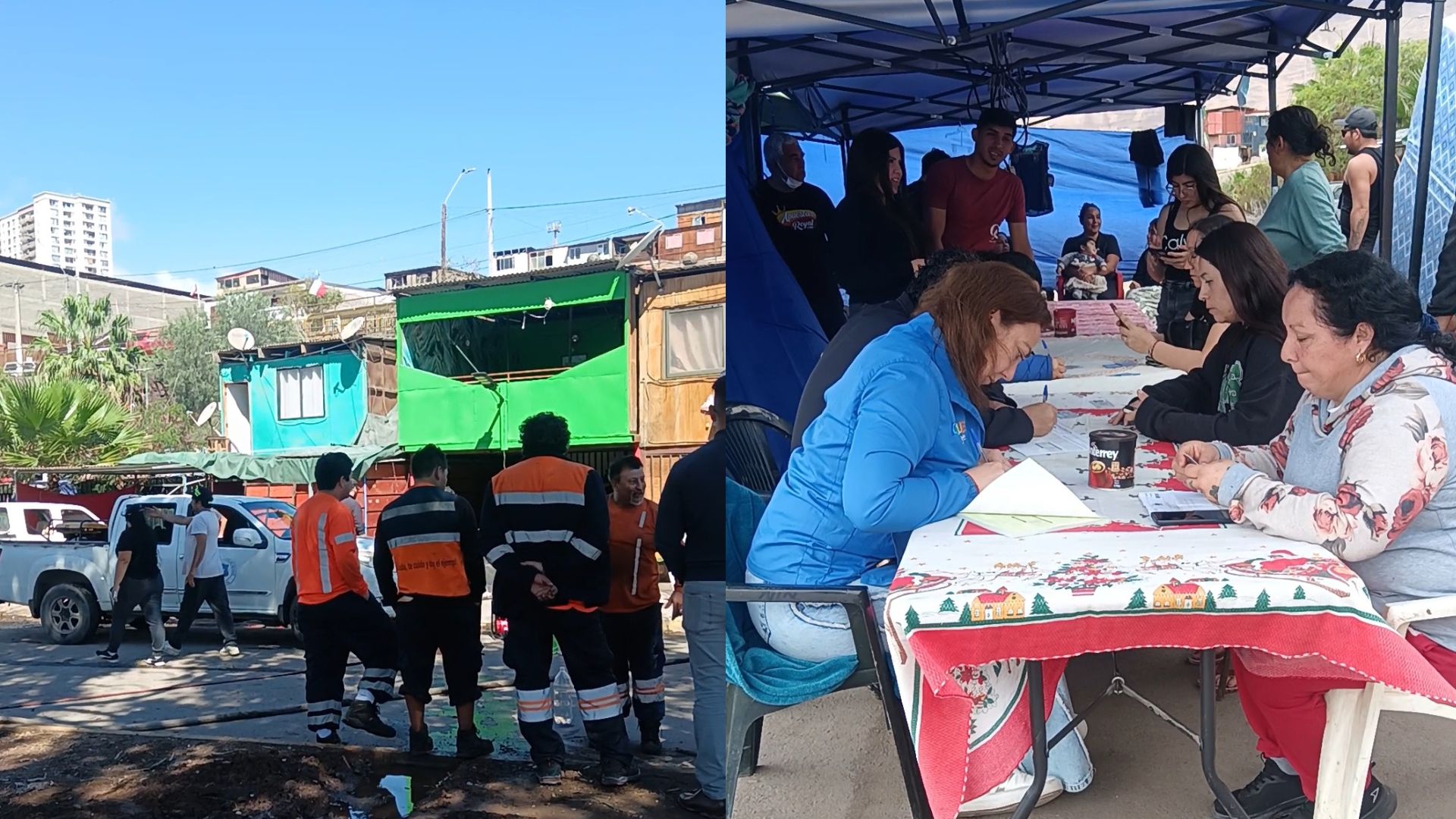 Seremi de la Mujer despliega apoyo a familias afectadas por sistema frontal en sector Las Cabras de Iquique