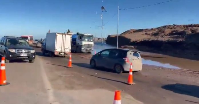 MOP informa estado de rutas en Tarapacá: A-16 habilitada con tránsito bidireccional