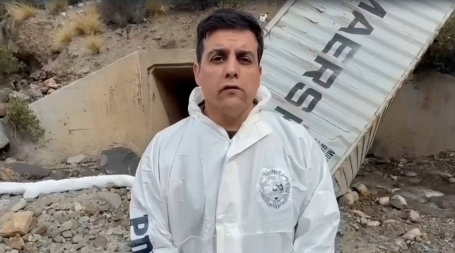 ARICA | Investigan volcamiento de camión con residuos mineros en Ruta 11-CH