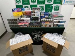 Incautan más de 3 mil cajetillas de cigarrillos de contrabando en Alto Hospicio