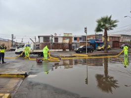 Municipio de Alto Hospicio trabaja en habilitación de calles afectadas por las lluvias