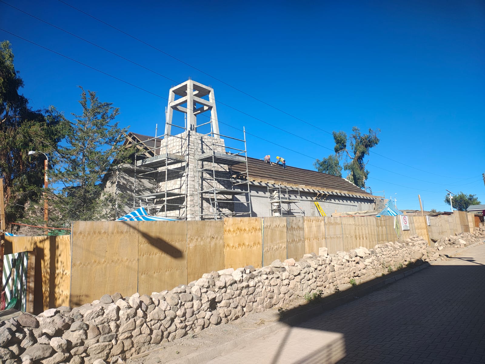 Restauración de Iglesia Nuestra Señora de la Candelaria de Sotoca alcanza 83% de avance