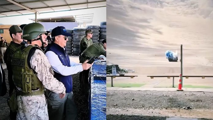 VIDEO | Seremi de Seguridad de Tarapacá detonó artefacto explosivo en centro de entrenamiento del GOPE de Carabineros