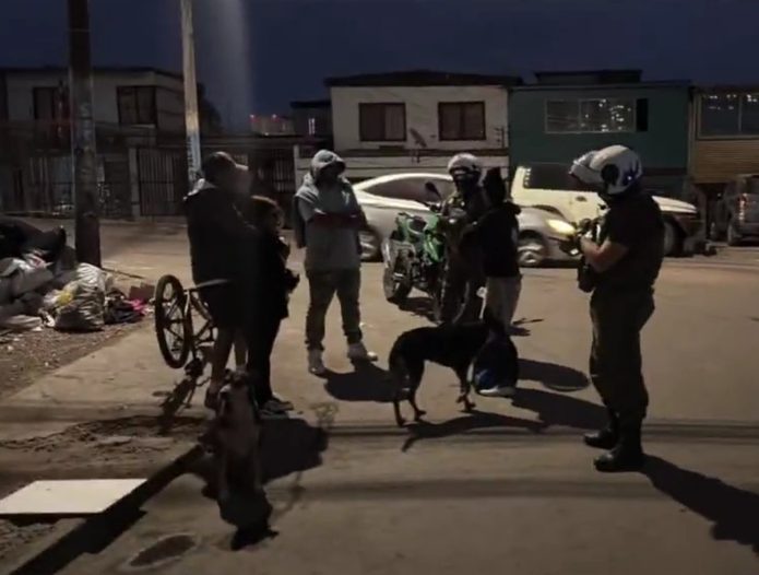 Carabineros detuvo a once personas durante ronda focalizada en centro de Iquique