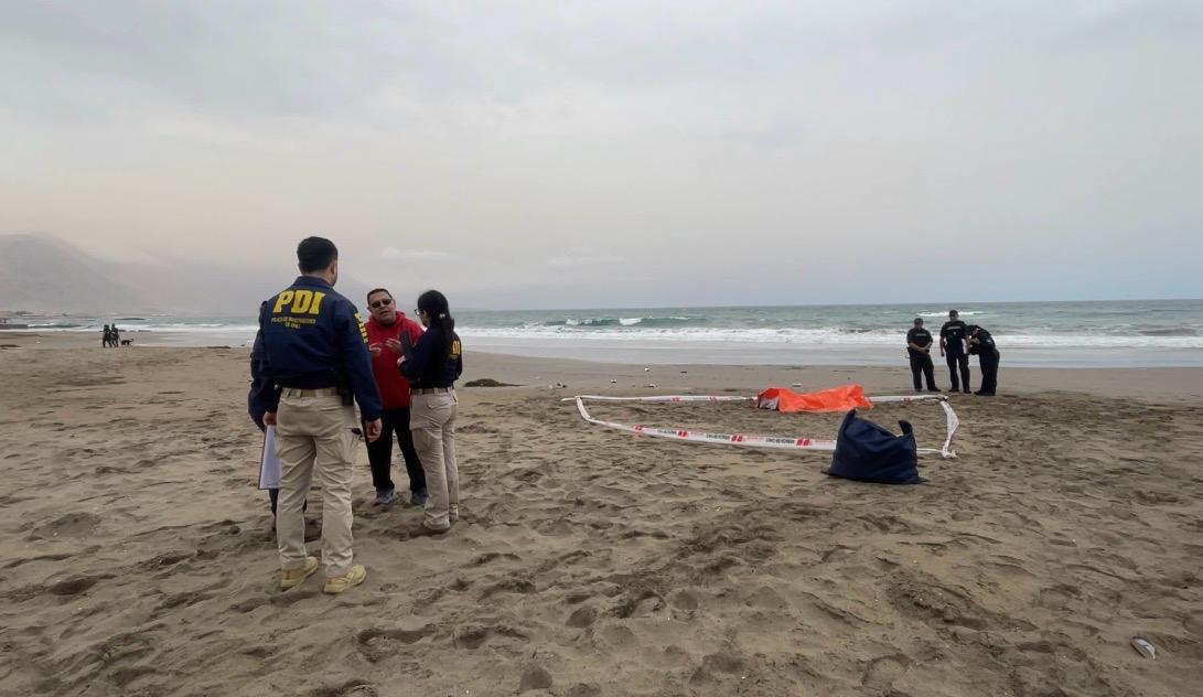 Fiscalía instruyó diligencias por hallazgo de cadáver en Playa Brava de Iquique