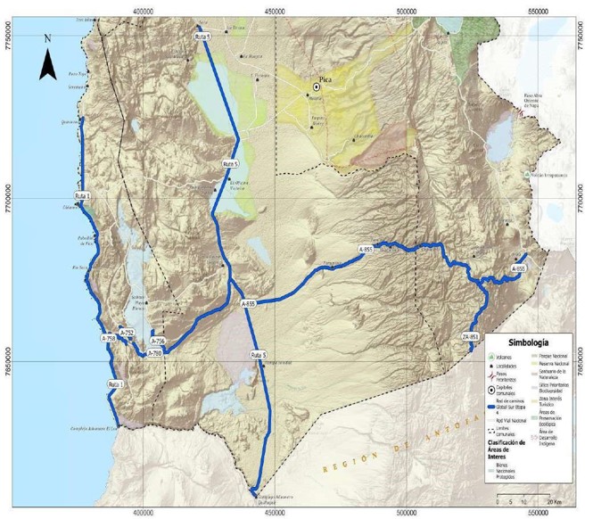 MOP adjudica contrato por cerca de $5.935 millones para conservar caminos del sector sur de Iquique y en el Tamarugal