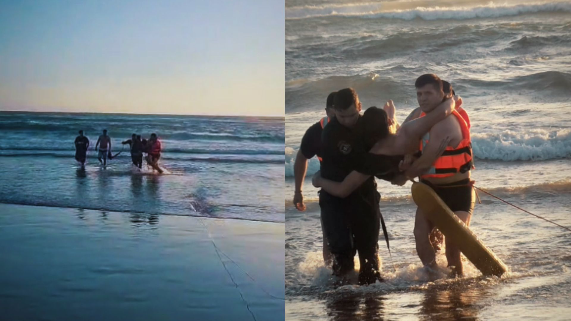 Rescatan a persona que pedía auxilio en Playa Chinchorro de Arica