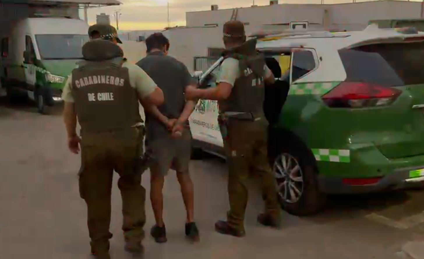 Detienen a presunto autor de robo con intimidación en el sector sur de Iquique